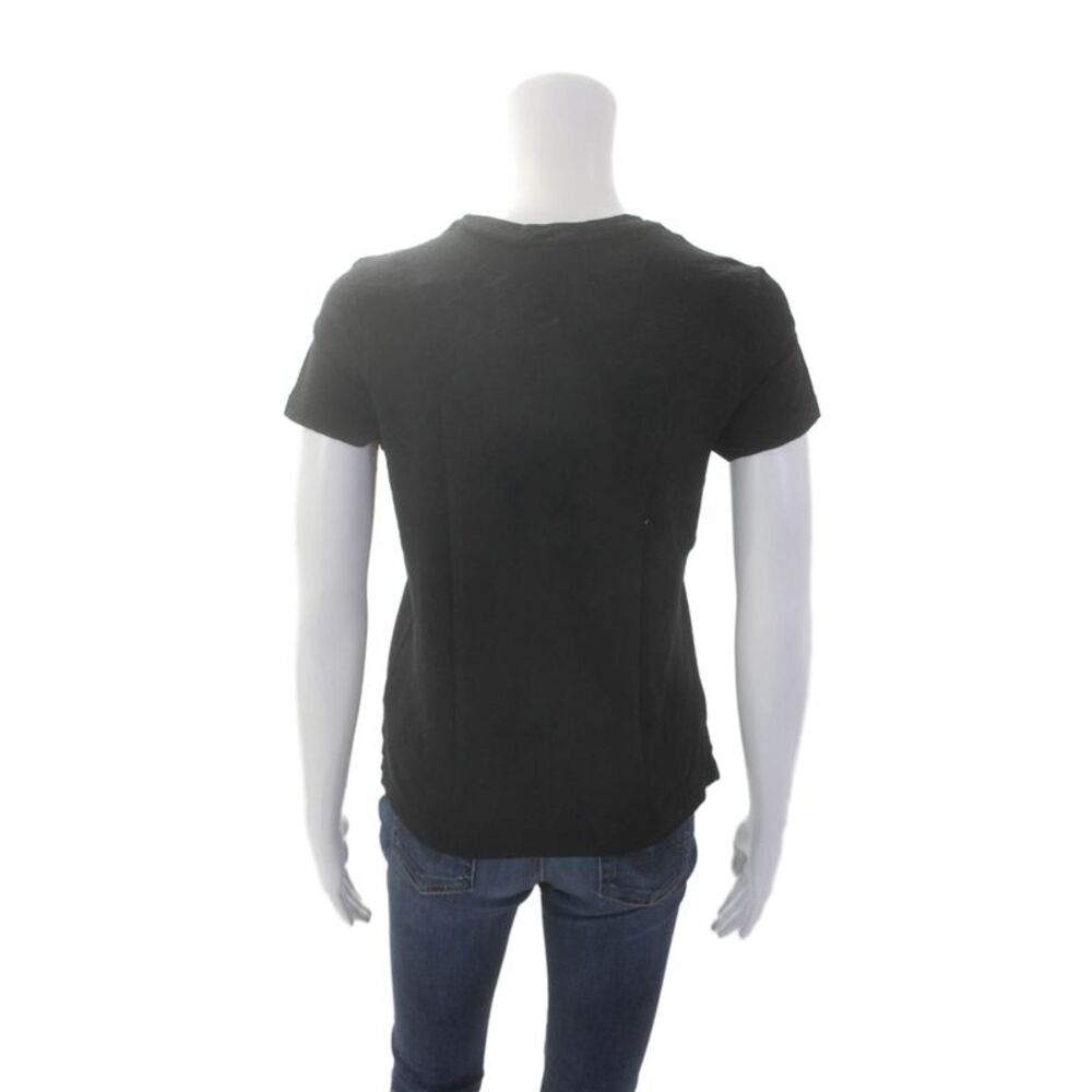 Goldie Womens Short Sleeve Solid Round Neck T Shirt Black Size XS - Picture 3 of 6